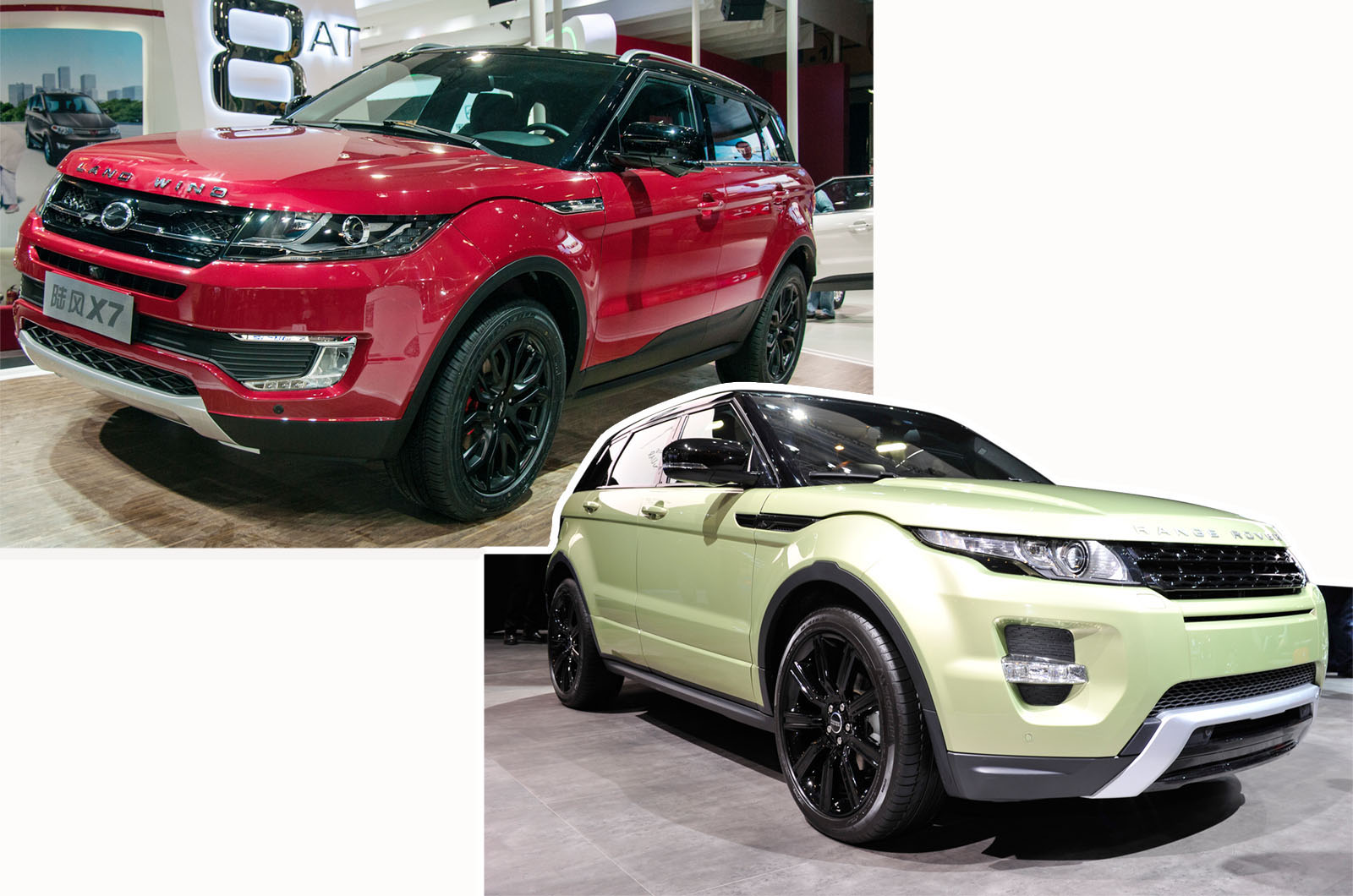 Range Rover Evoque versus LandWind X7 copycat which is better?