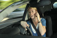 Mobile phone use rises behind the wheel