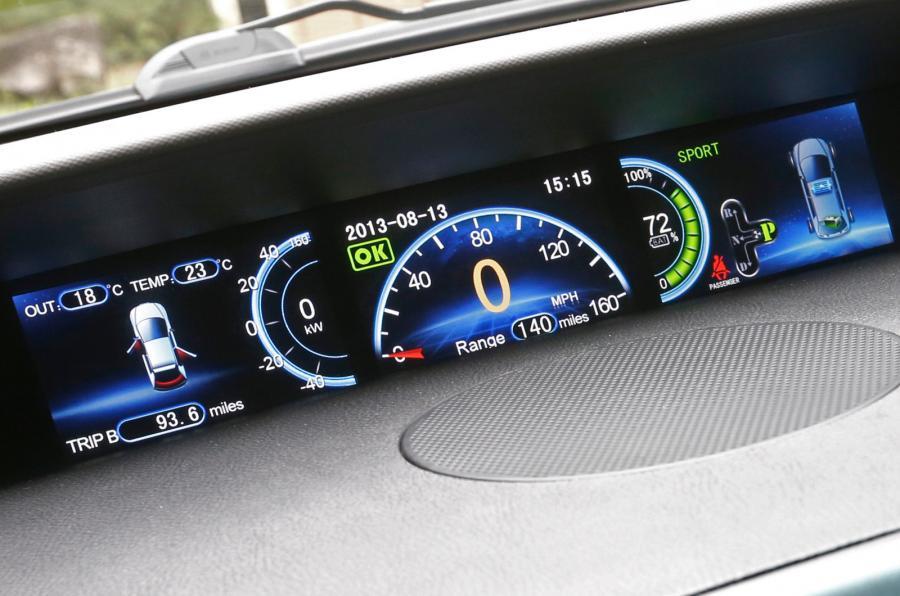 BYD e6 electronic instrument cluster
