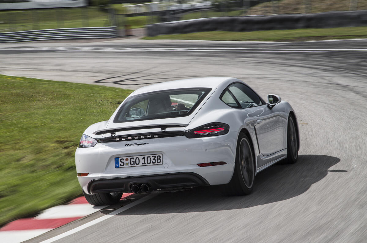 It has less power than the Cayman S, but this standard 718 is very ...
