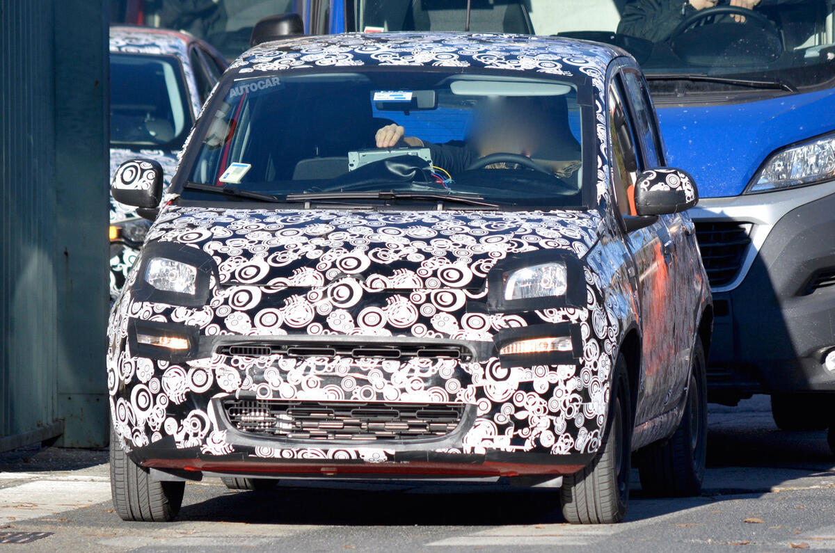 Risultati immagini per fiat panda spy shots