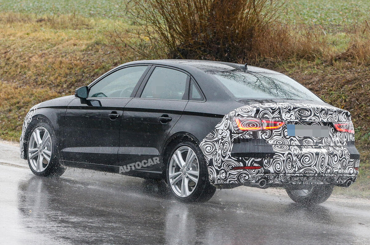 2016 Audi A3 Saloon First Spy Pictures Autocar