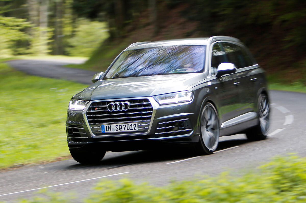 Audi's SQ7 is silly fast, and makes a silly noise, at a silly price ...