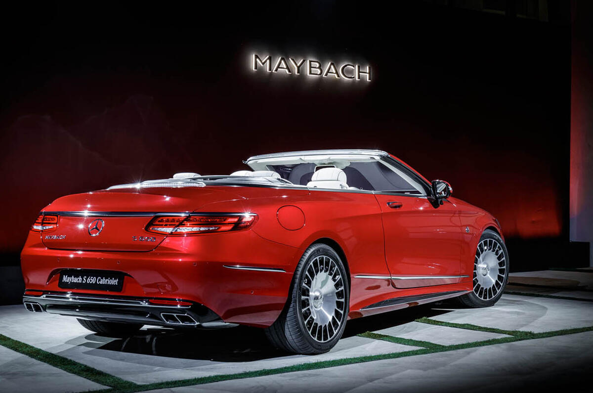 Mercedes Maybach S650 Cabriolet Unveiled At La Motor Show