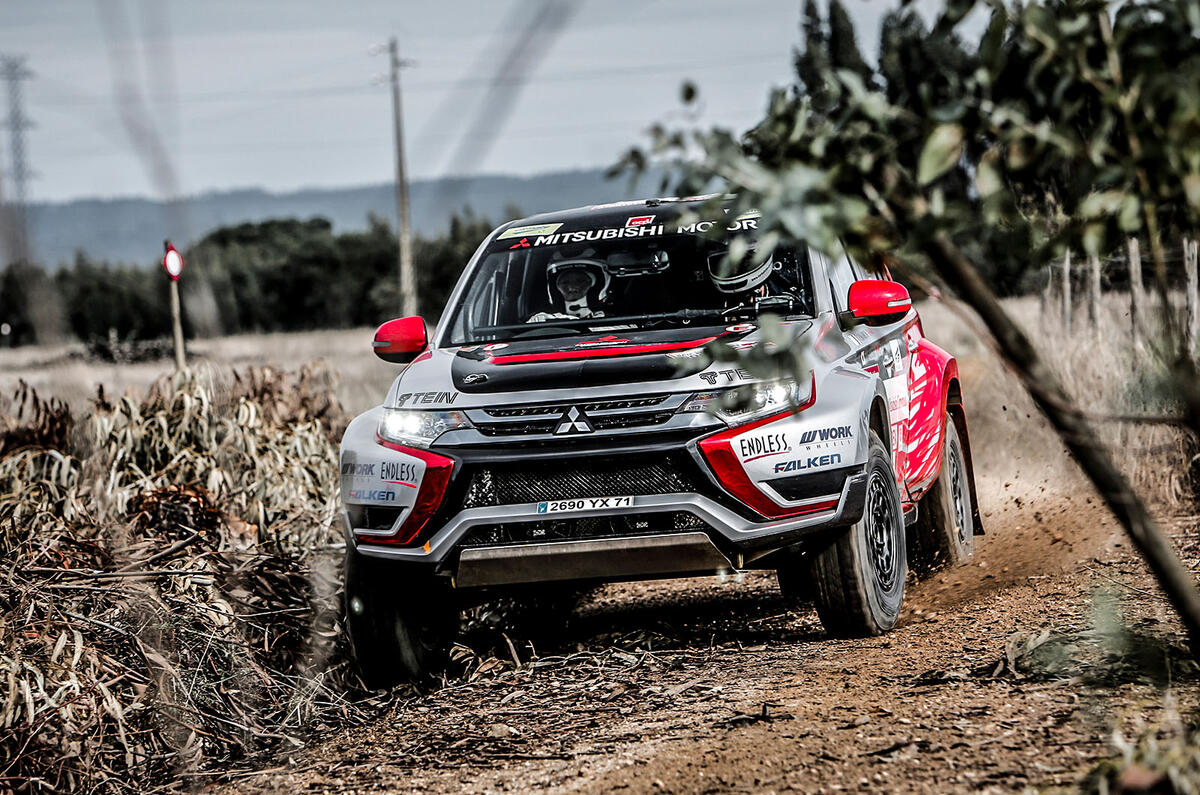 How to go rallying in a Mitsubishi Outlander PHEV | Autocar