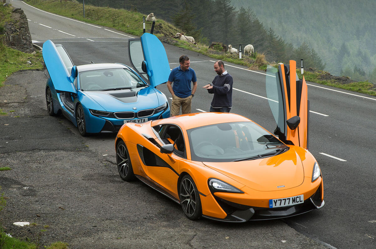 Honda Nsx Vs Bmw I8 Vs Mclaren 570s Supercars Compared