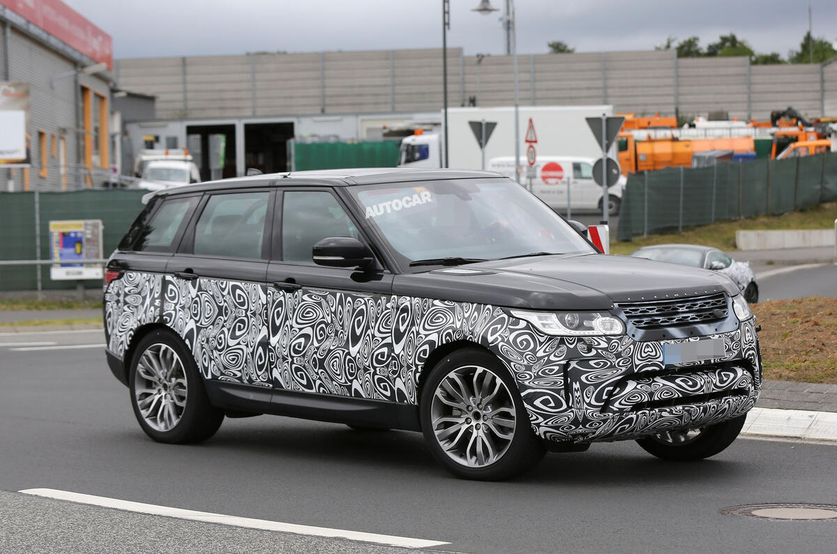 2016 Range Rover Sport facelift - first spy shots | Autocar