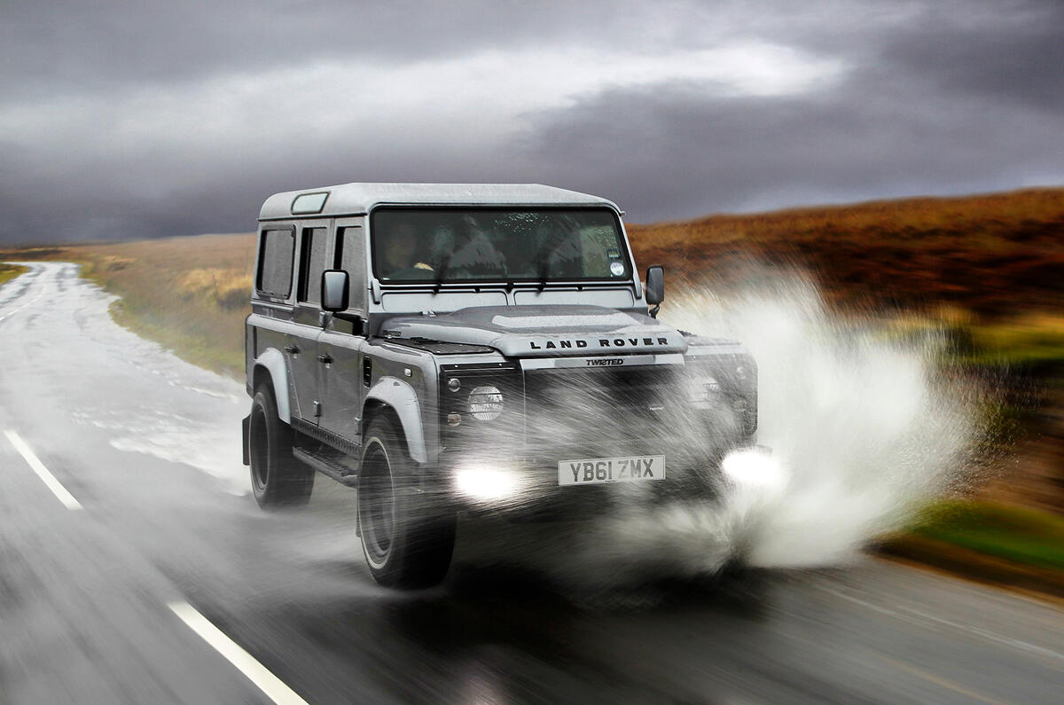 twisted french edition defender 110 review autocar ares design land rover defender
