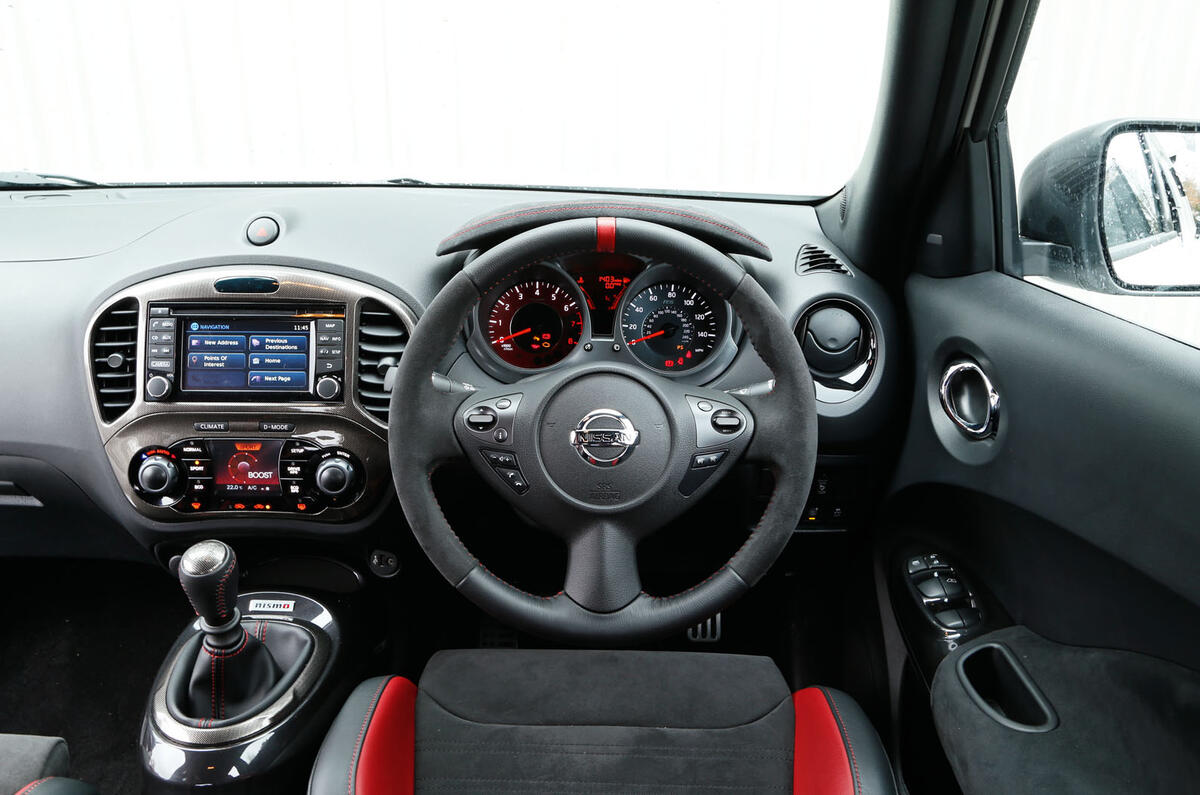 Nissan Juke Nismo RS interior | Autocar