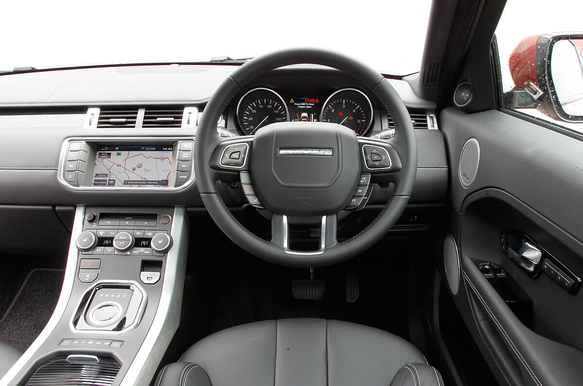 Land Rover Range Rover Evoque interior