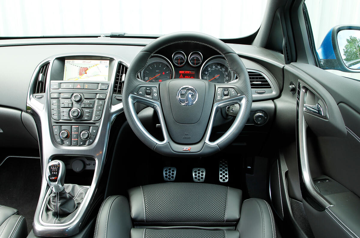 Vauxhall Astra VXR dashboard