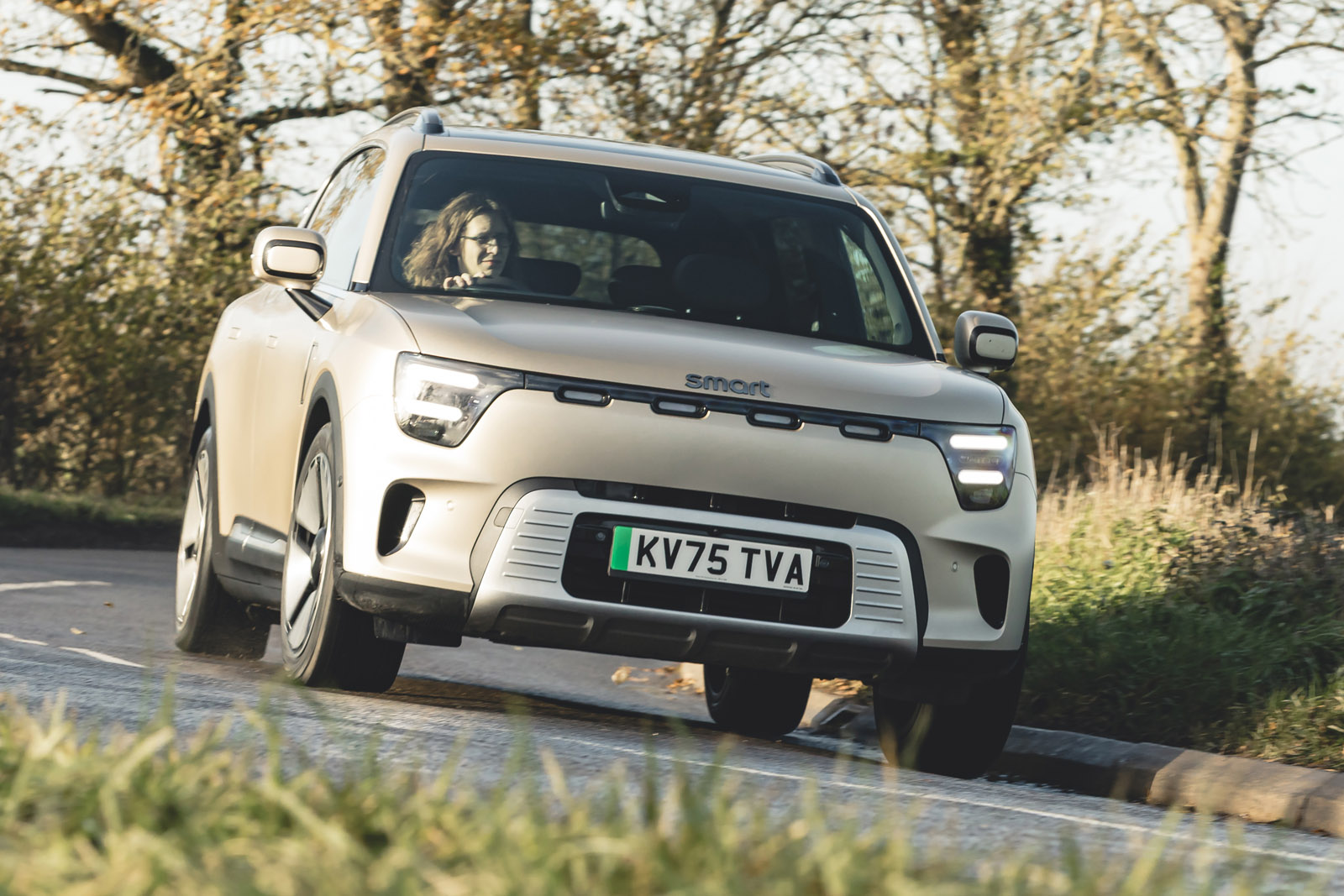 01 Smart #5 Premium 2026 Autocar road test review lead cornering 01 Smart #5 Premium 2026 Autocar road test review lead cornering