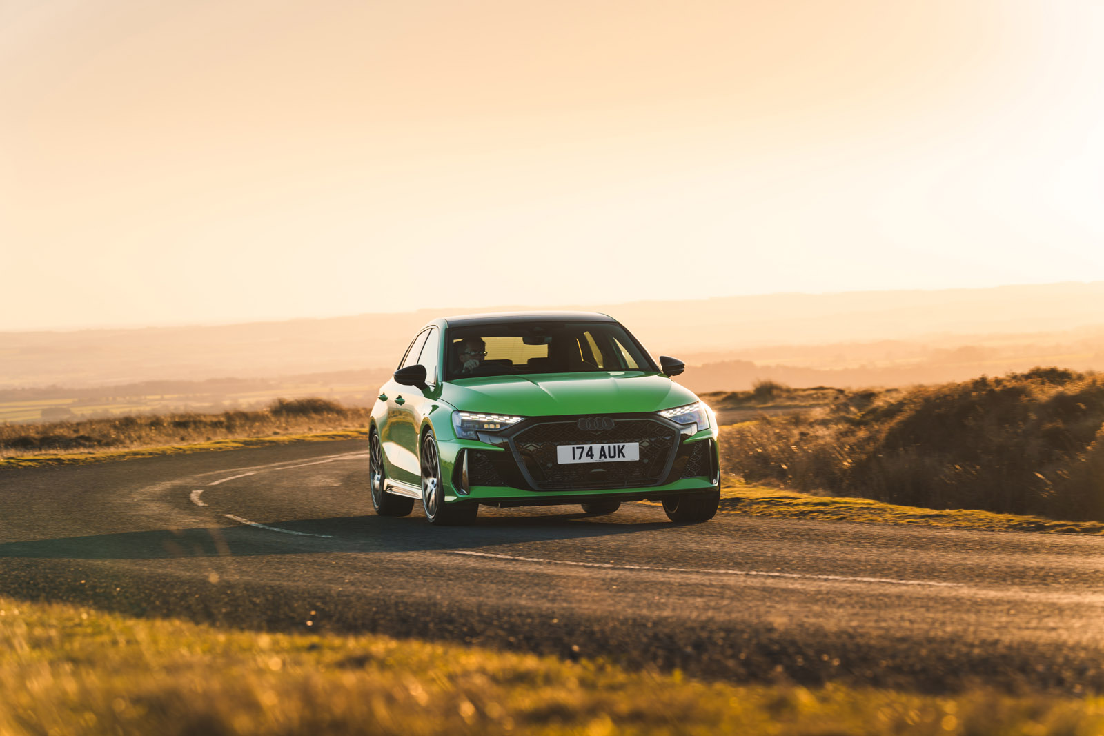 02 Audi RS3 2025 Autocar road test review front cornering
