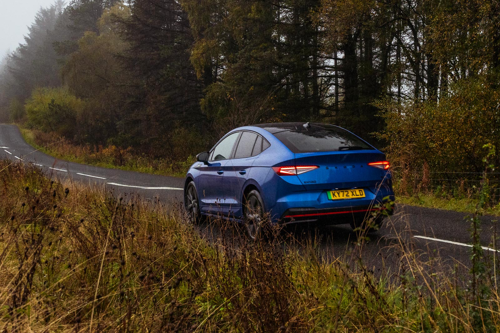 02 Skoda Enyaq iV Coupe vRS FD 2022 rear quarter