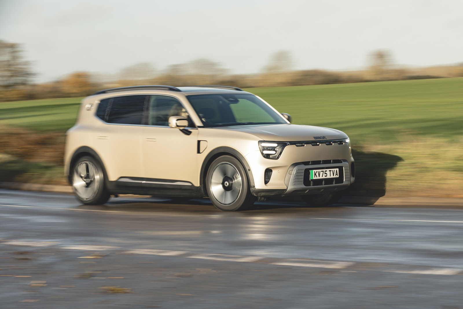 02 Smart #5 Premium 2026 Autocar road test review front side cornering