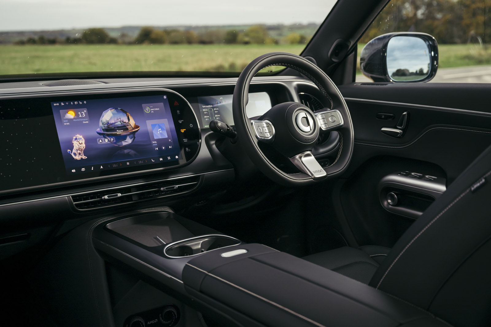 06 Smart hashtag 5 2025 Autocar review interior