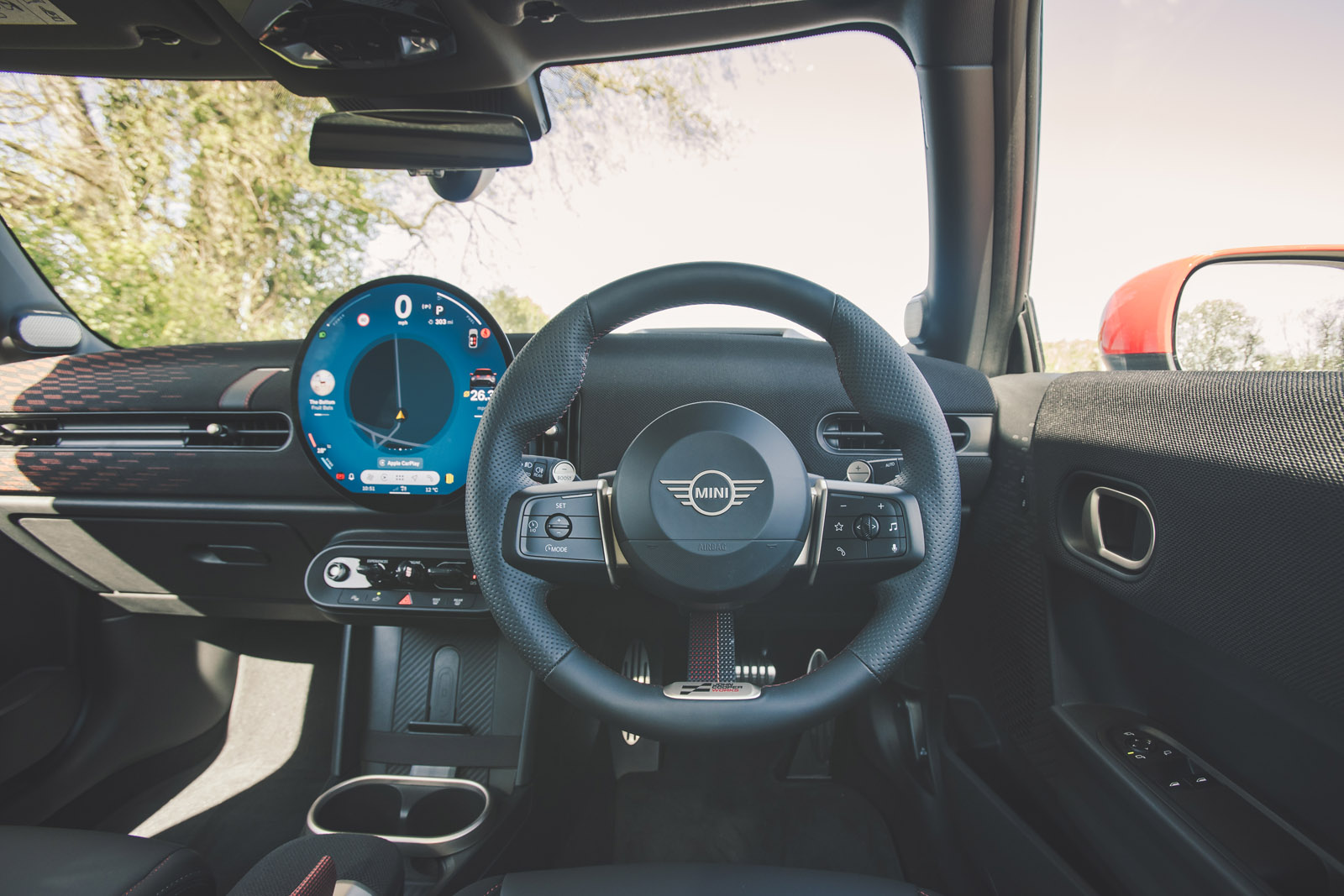 08 Mini John Cooper Works 2025 Autocar road test review dashboard