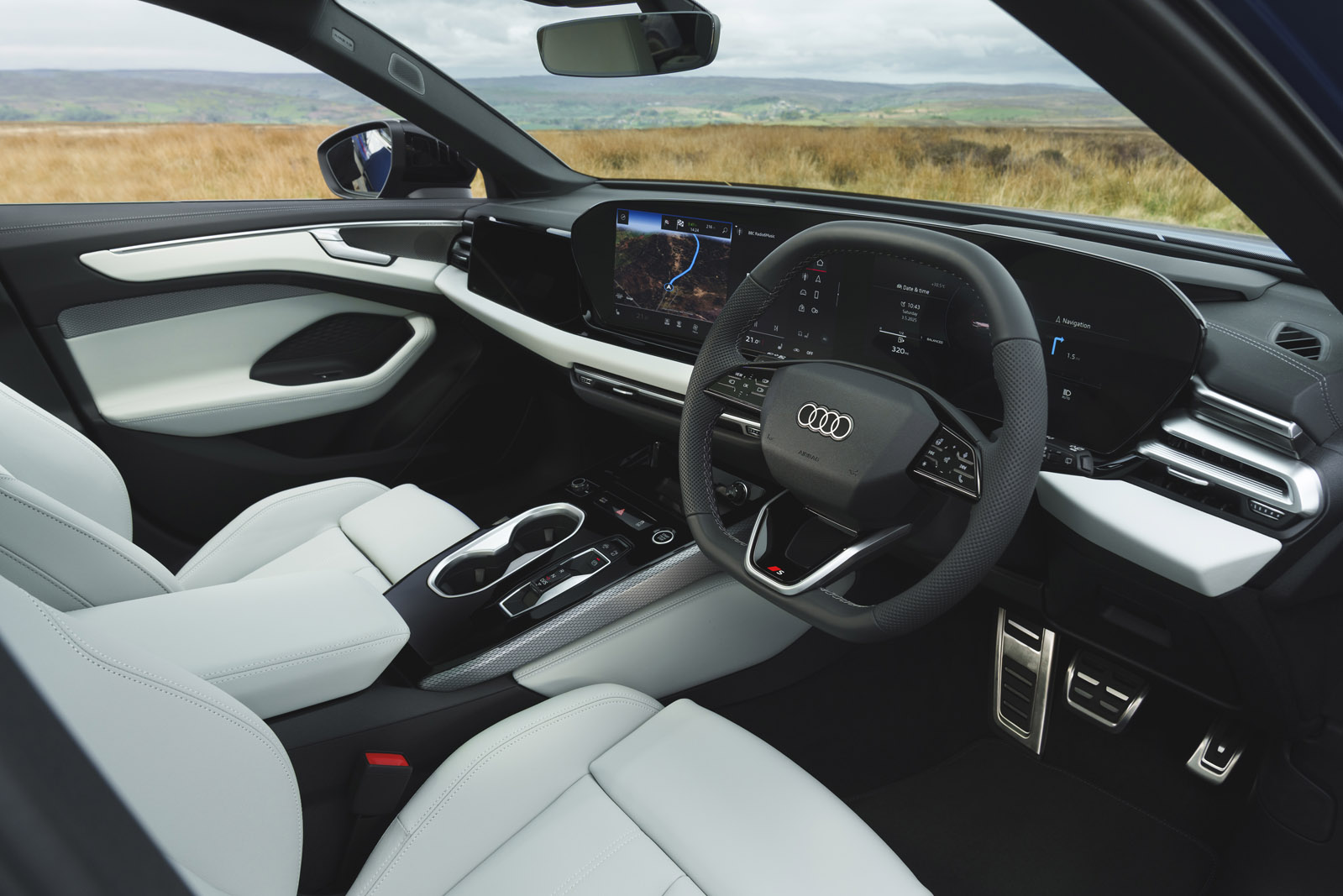 09 Audi A6 UK 2025 Autocar review interior