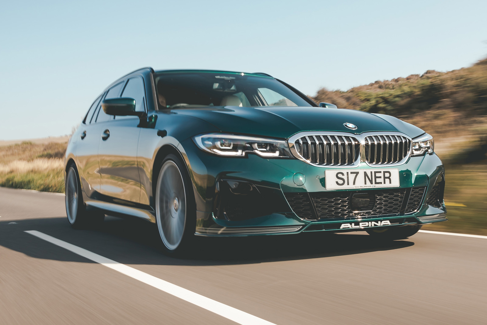 Alpina B3 Touring 2020 road test review - hero front