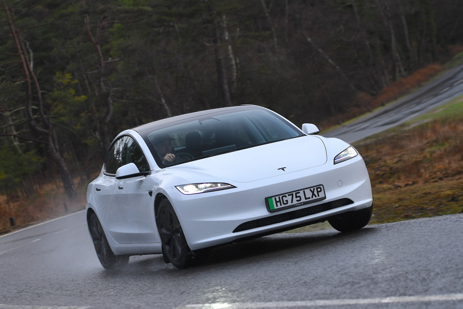 1. Tesla Model 3 RWD front 