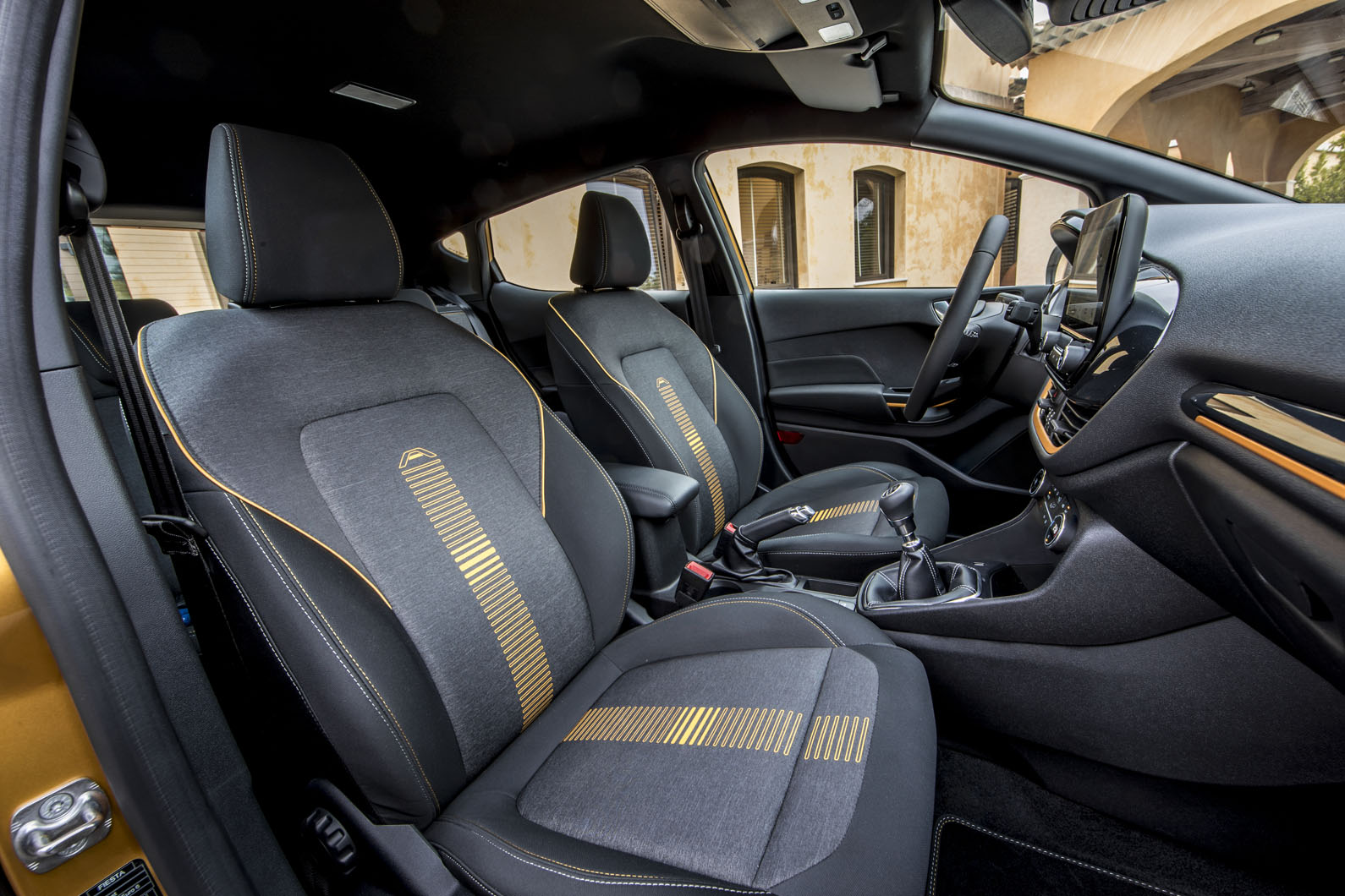 Ford Fiesta Active 2018 road test review front seats