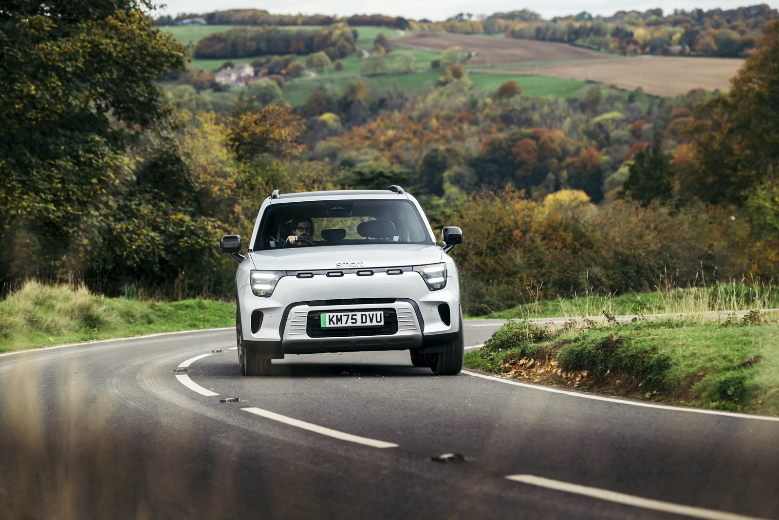 13 Smart hashtag 5 2025 Autocar review front cornering