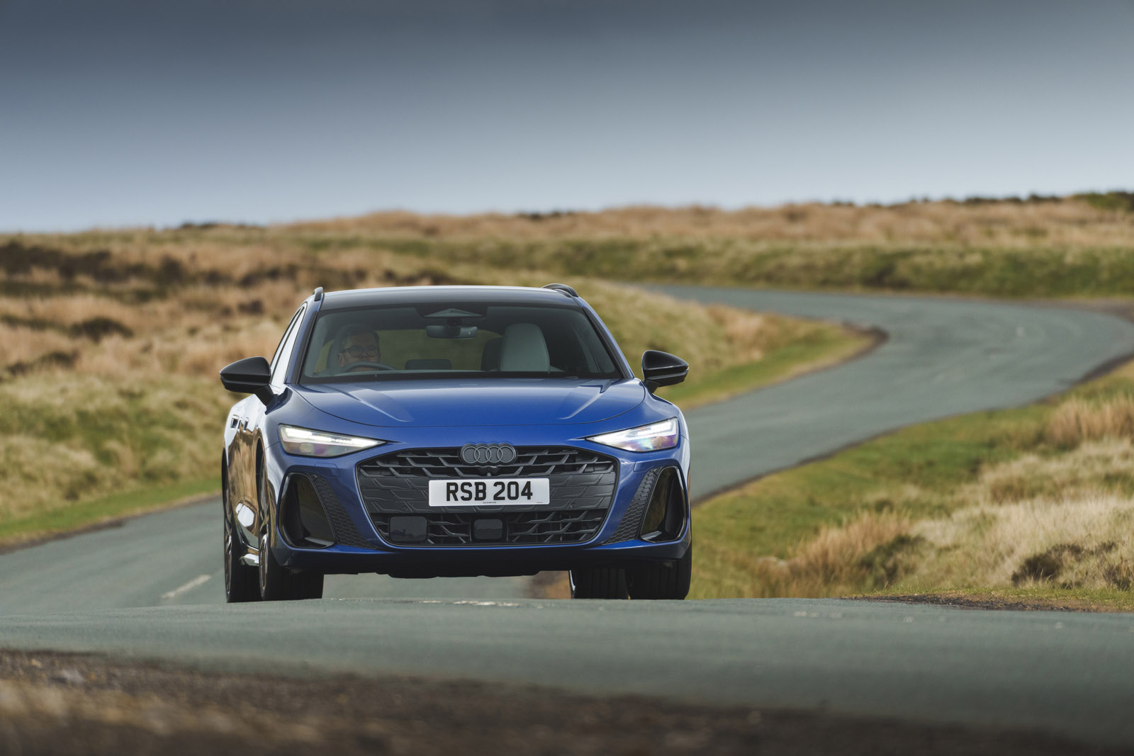 19 Audi A6 UK 2025 Autocar review front cornering