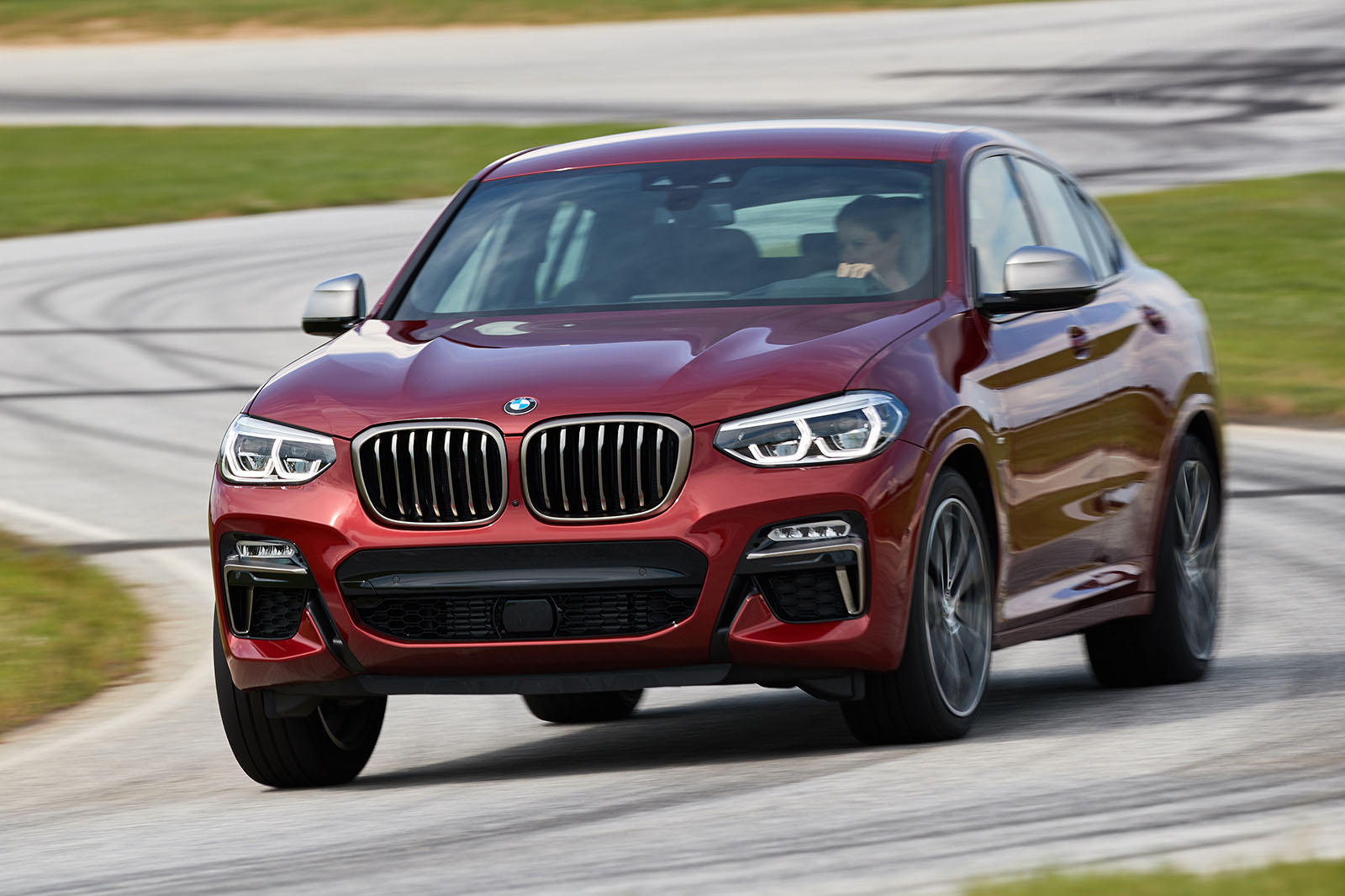 BMW X4 2018 road test review cornering front