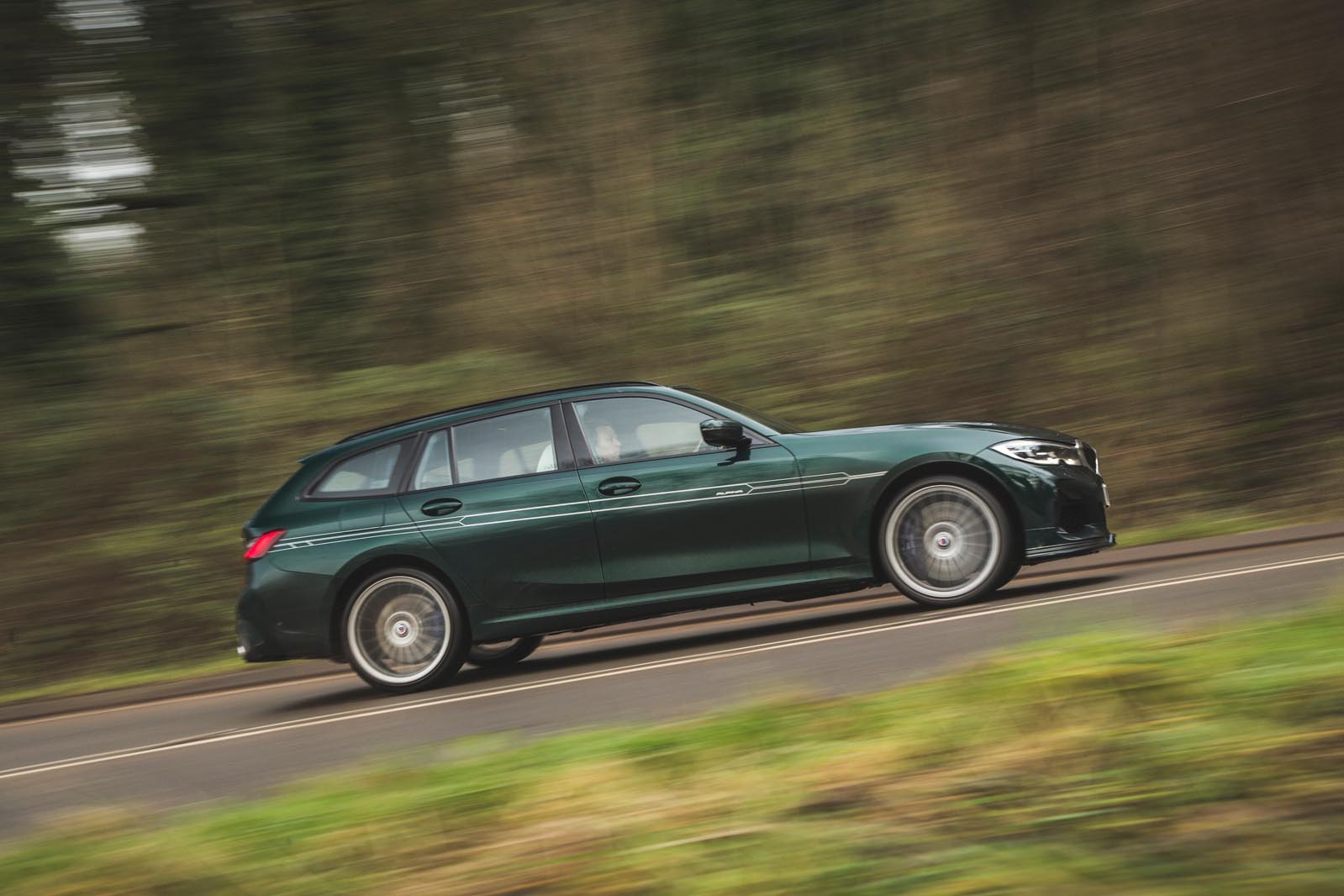 2 alpina d3 touring 2021 uk first drive review hero side