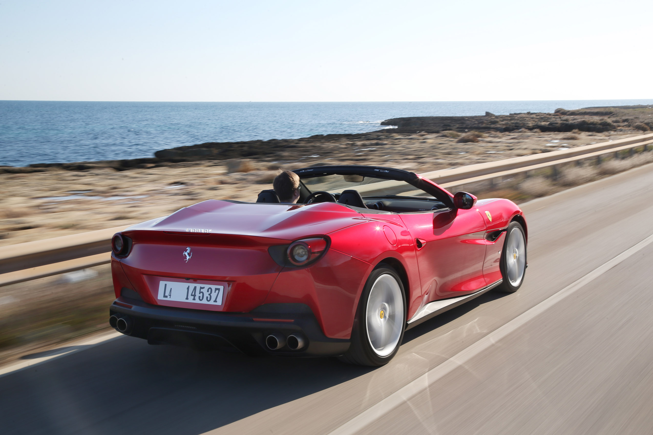 Ferrari Portofino review rear hero