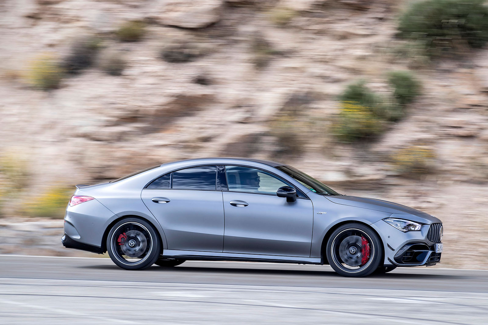 Mercedes-AMG CLA 45 S 2019 road test review - hero side