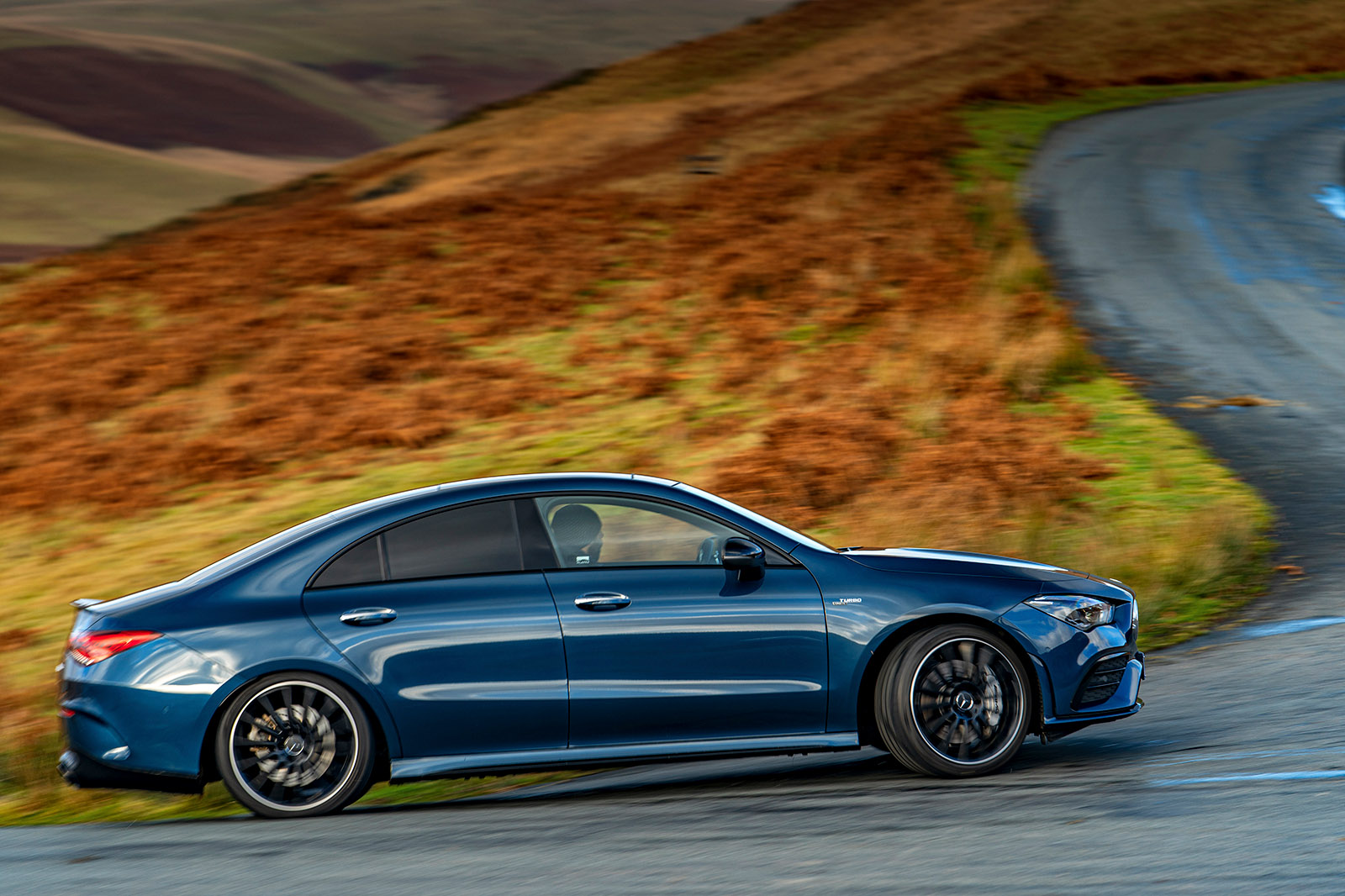 Mercedes-AMG CLA35 2020 road test review - hero side