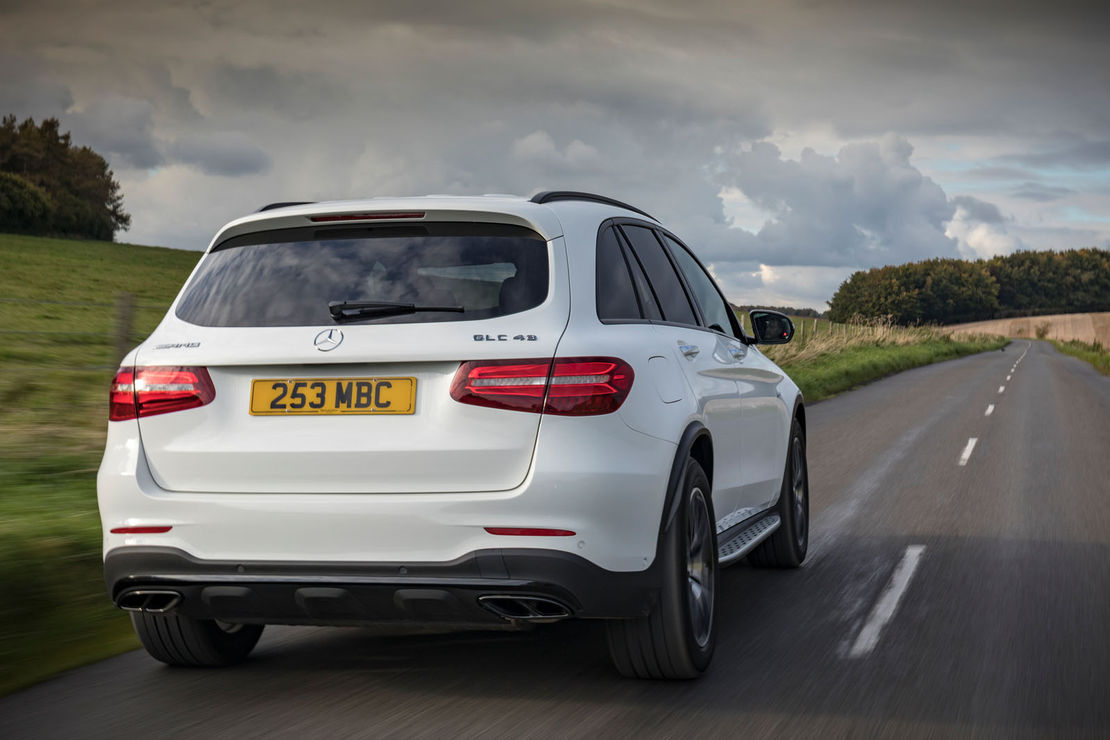 Mercedes-AMG GLC 43 road test review - hero rear