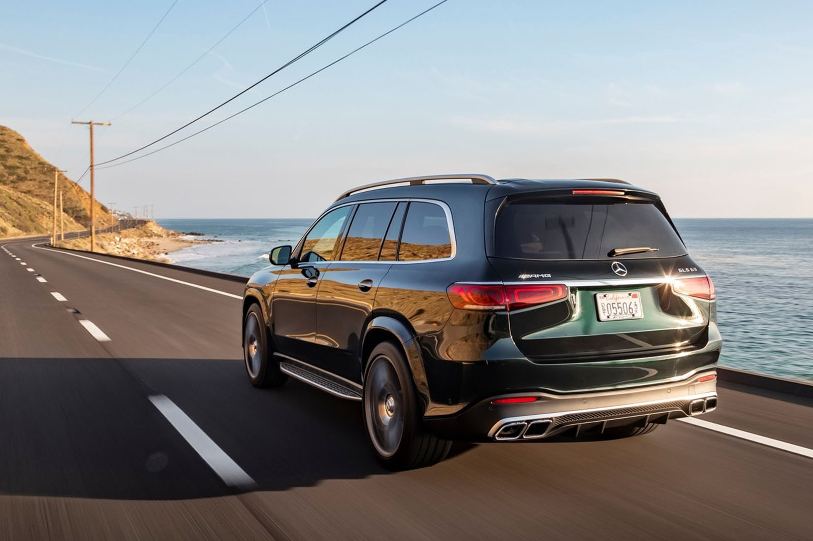 Mercedes-AMG GLS 63 2020 road test review - hero rear