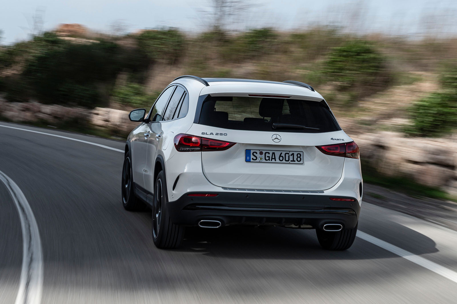 Mercedes-Benz GLA 2020 road test review - hero rear