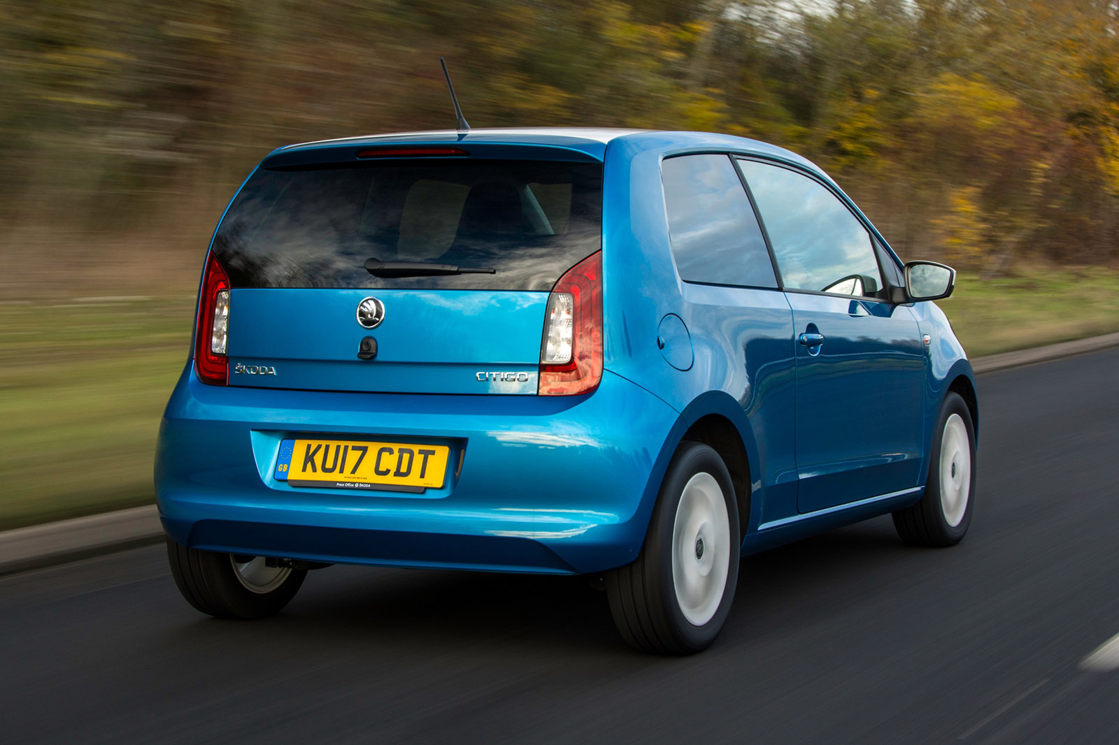 Skoda Citigo 2017 first drive review hero rear