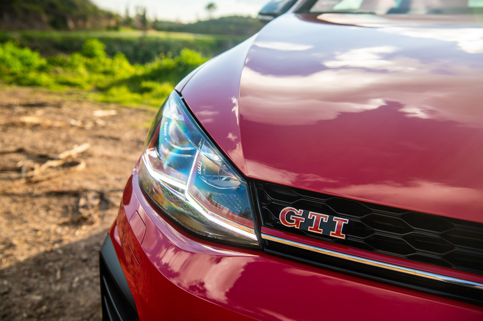 Volkswagen Golf GTI TCR 2019 road test review - front badge