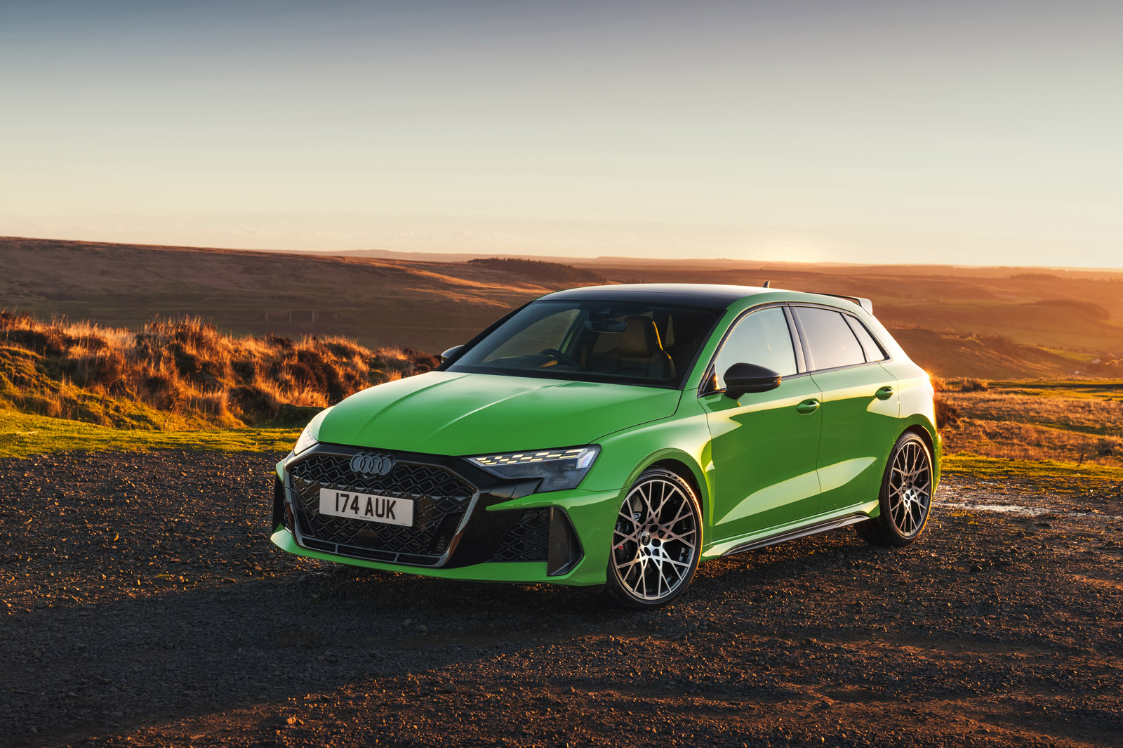 20 Audi RS3 2025 Autocar road test review front static