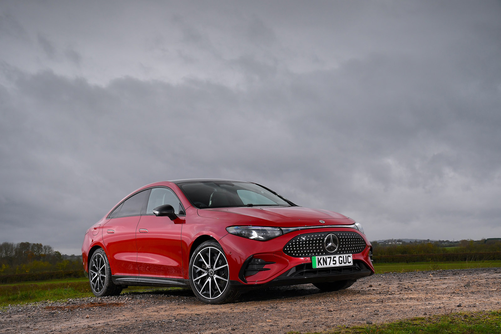 20 Mercedes Benz CLA EV 2026 Autocar road test review front static