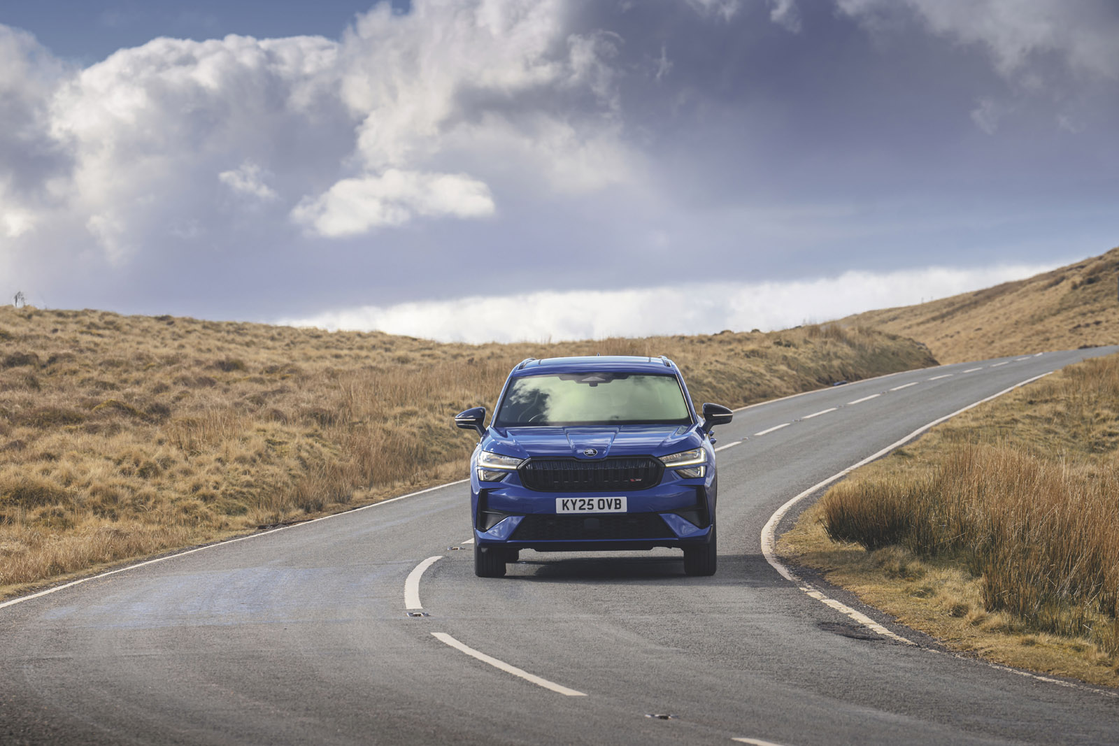 20 Skoda Kodiaq vrs 2025 Autocar review front cornering