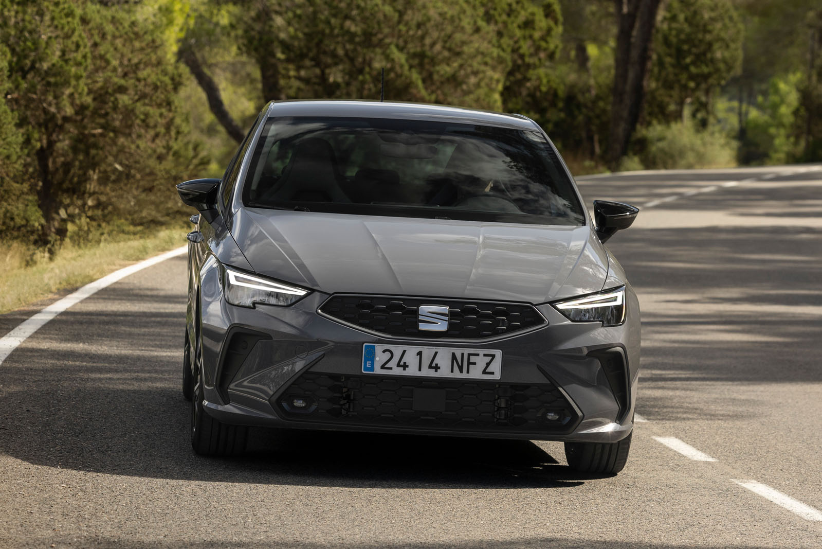 2026 Seat Ibiza front tracking grey