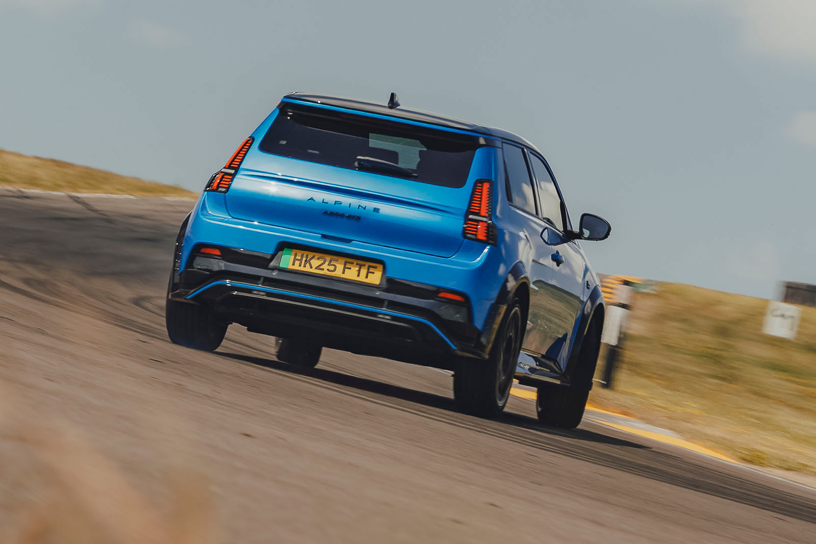 Alpine A290 GTS review 202501 rear cornering