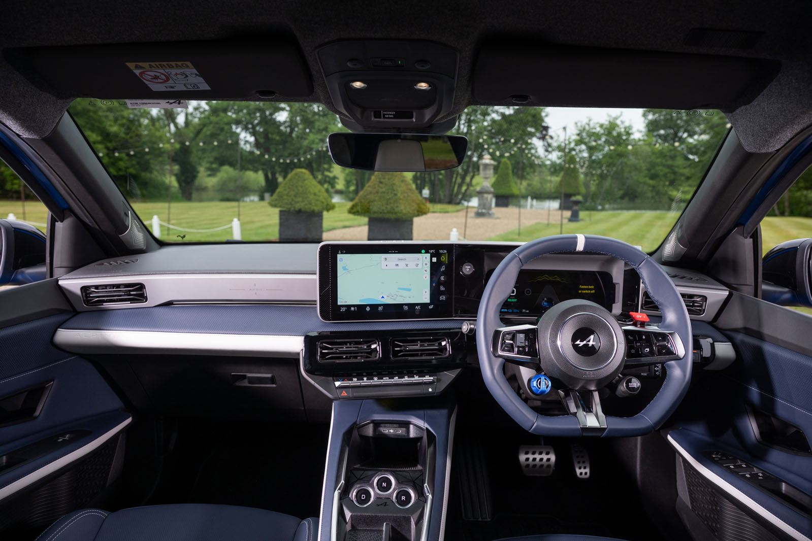 Alpine A290 GTS review 202511 dash
