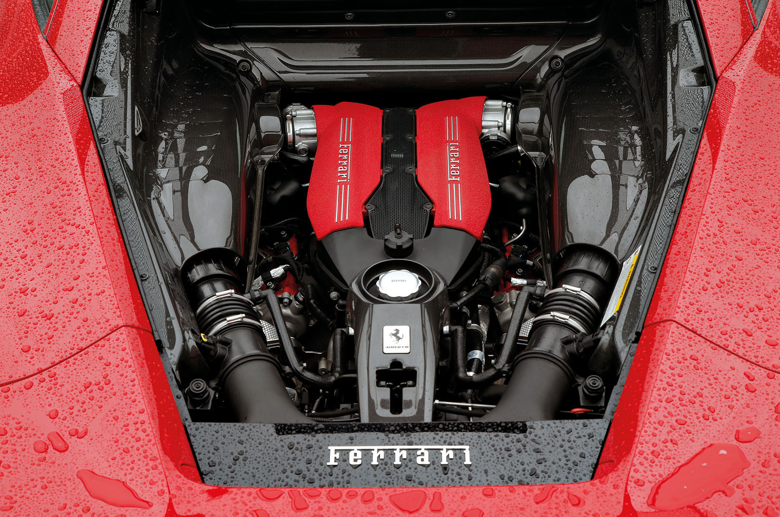3.9-litre V8 Ferrari 488 GTB engine