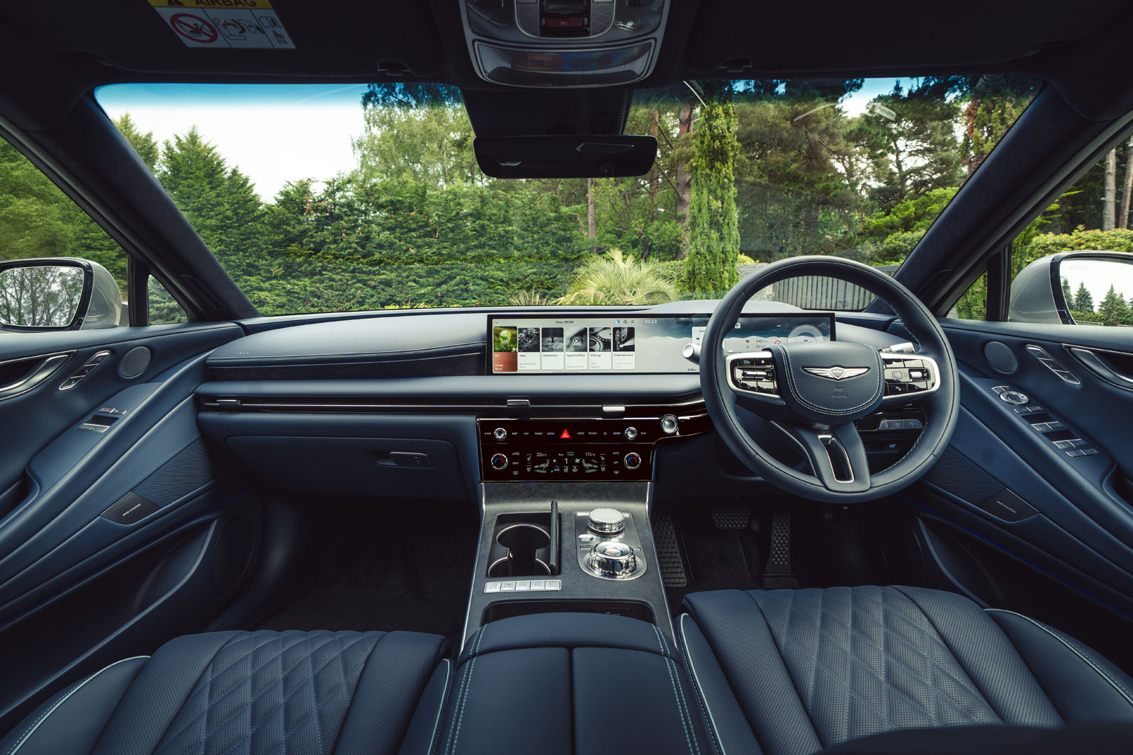 Genesis Electrified G80 review 008 dash