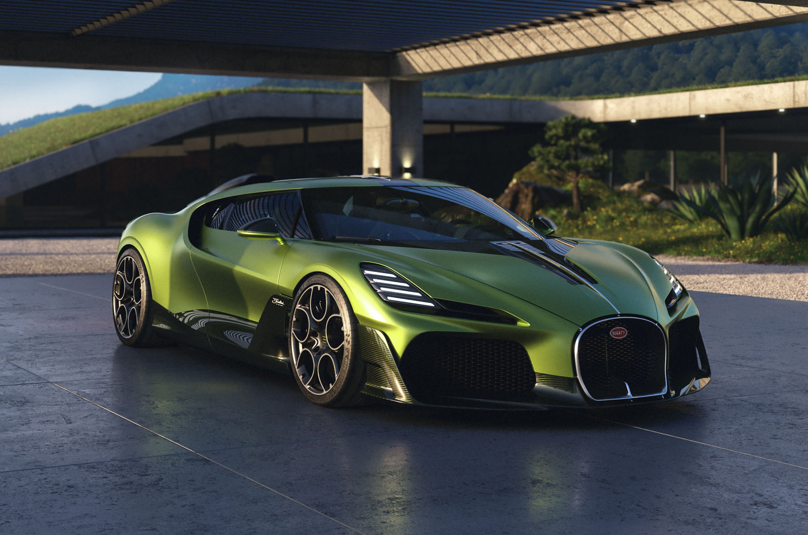 Bugatti Brouillard: new ultra-bespoke arm reveals W16 swansong