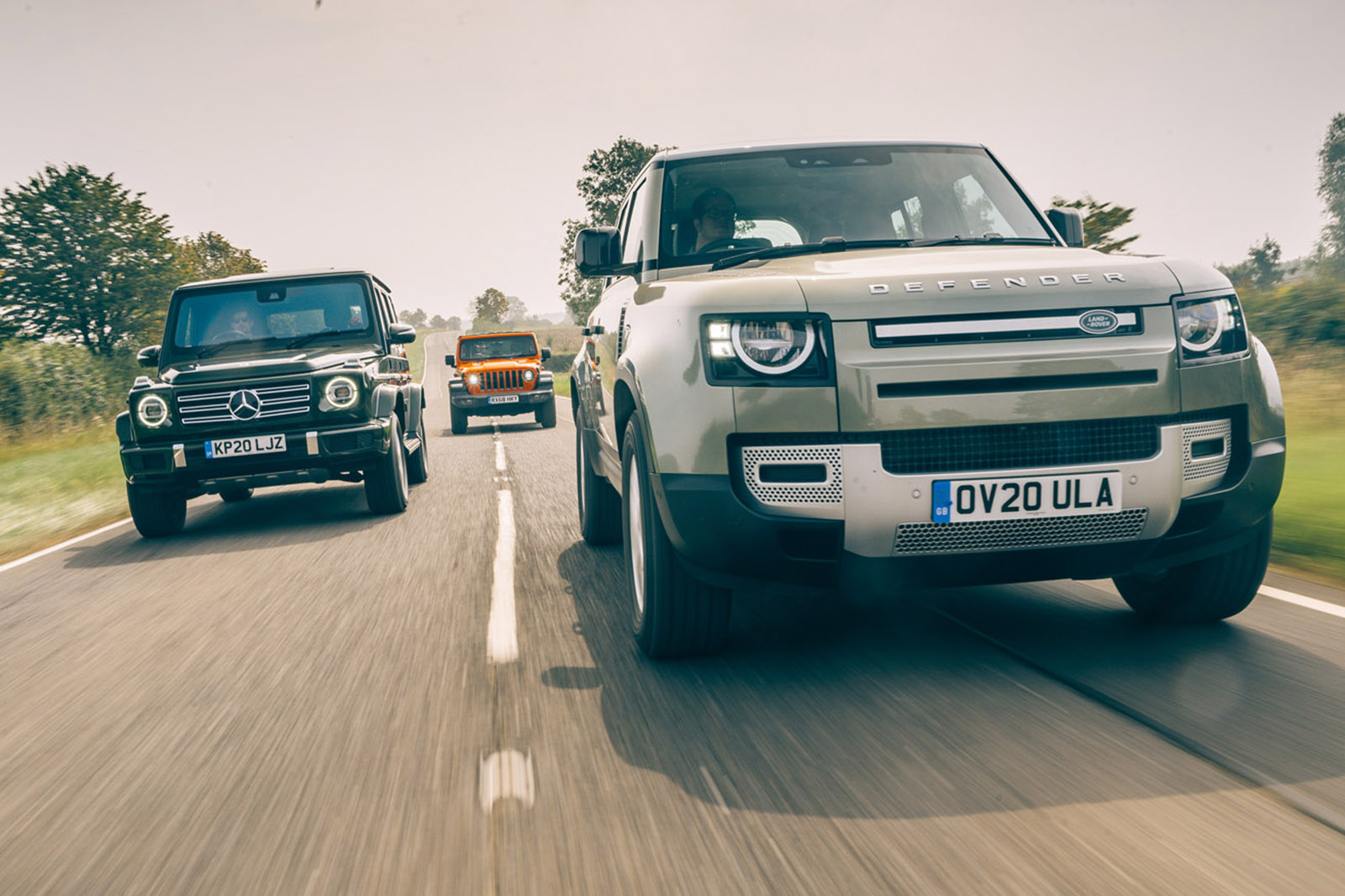 4x4 face-off: Land Rover Defender meets G-Class, Jeep rivals | Autocar