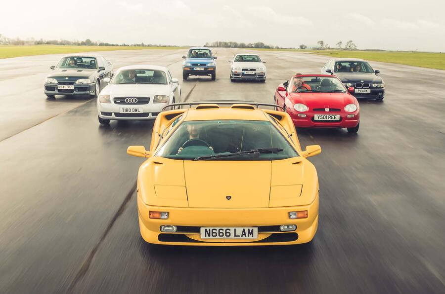 Diablo, TT, R-34, M5... Driving the best cars of the 1990s