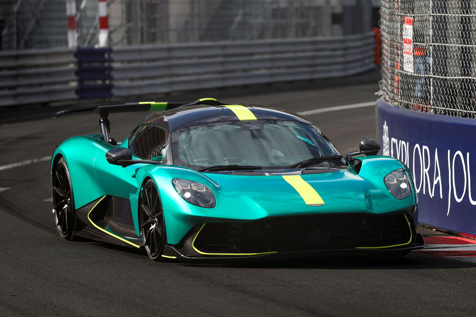 Watch as 1064bhp Aston Martin Valhalla tackles Monaco GP circuit