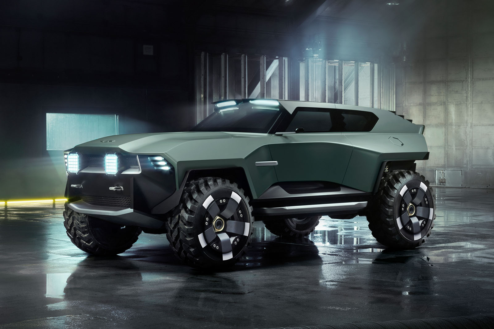 Aston Martin Dreadnought：V12 動力、V8 Vantage 風格的超級 4x4 概念車，配備「空襲按鈕」？